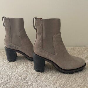 Rag & Bone Shiloh Suede Combat Boots Size 7